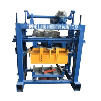 quality QT4-40 manual hollow block maker mini concrete brick machine factory