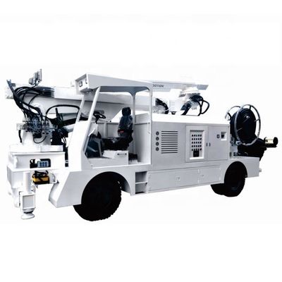 quality New wet concrete shotcrete machine four wheel steering price with telescopic robotic arm factory